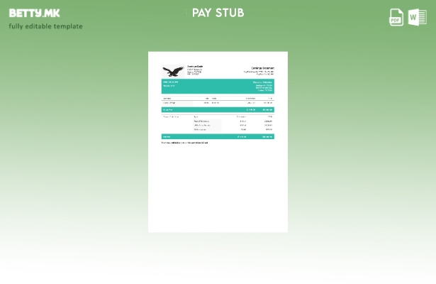 Модерен стил шаблон за изводи за заработка на американскиот орел